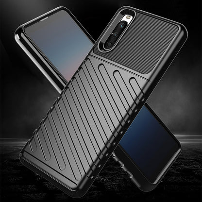 Thunder Series Twill Texture TPU Phone Case for Sony Xperia 10 III 5G / Xperia 10 III Lite