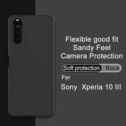 IMAK UC-3 Series Matte Finish Surface Cell Phone Soft TPU Dedicated Case for Sony Xperia 10 III 5G