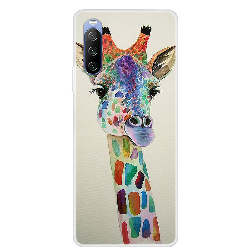 Full Protection Pattern Printing Flexible TPU Phone Cover Case for Sony Xperia 10 III 5G