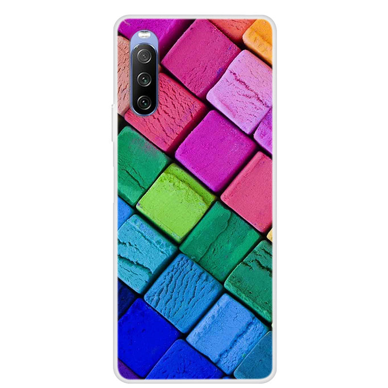 Full Protection Pattern Printing Flexible TPU Phone Cover Case for Sony Xperia 10 III 5G