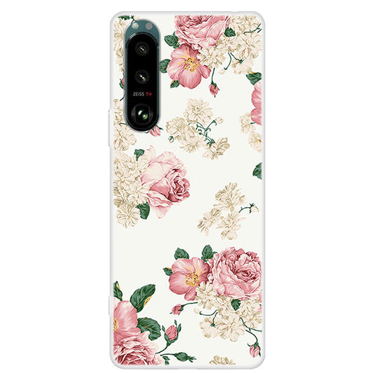 Full Protection Pattern Printing Flexible TPU Phone Cover Case for Sony Xperia 5 III 5G