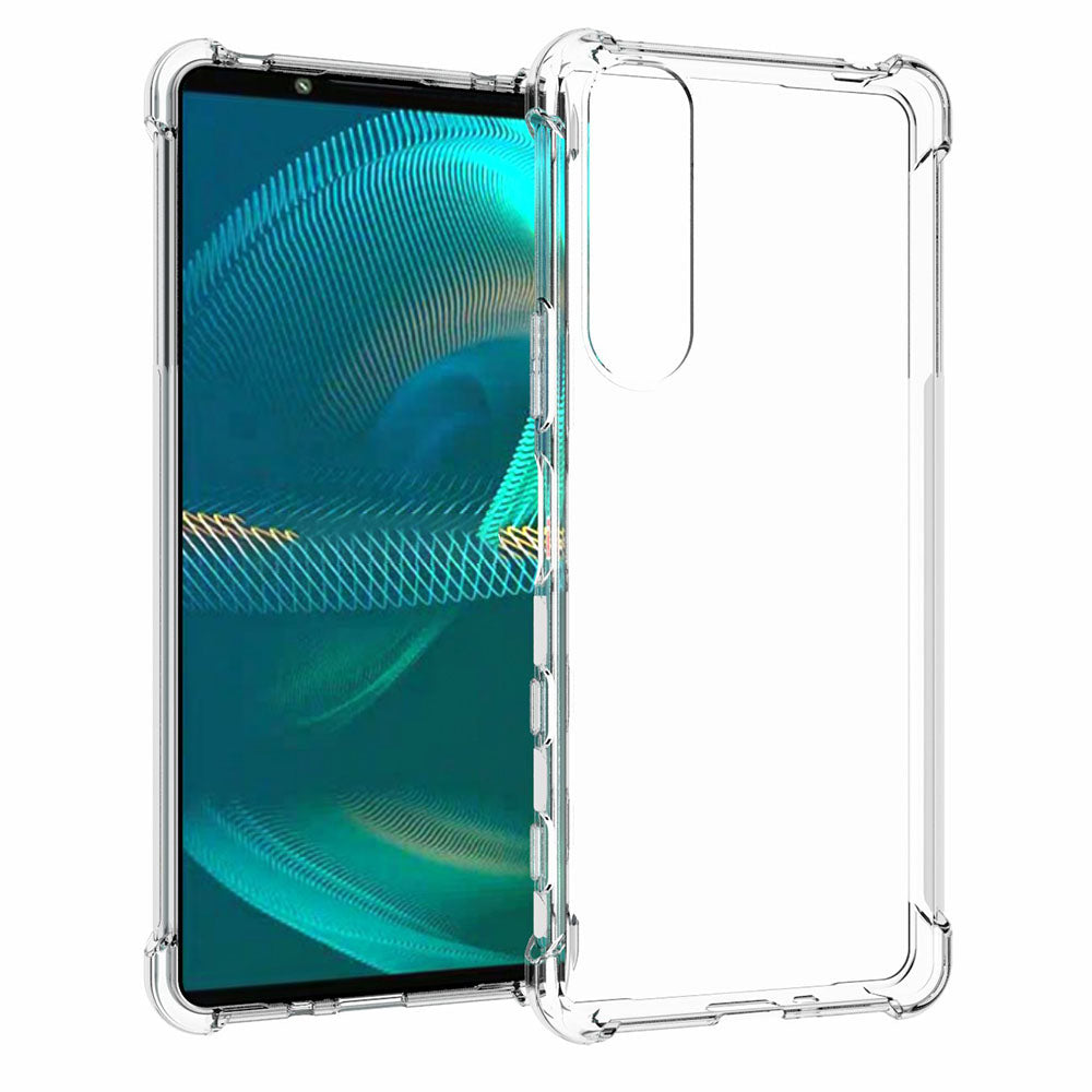 Flexible TPU Thin Shockproof Transparent Anti-Slip Cover Case for Sony Xperia 5 III 5G