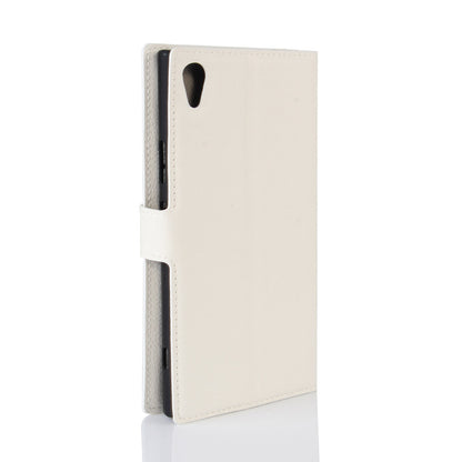 Litchi Skin Leather Wallet Cover for Sony Xperia XA1 Ultra