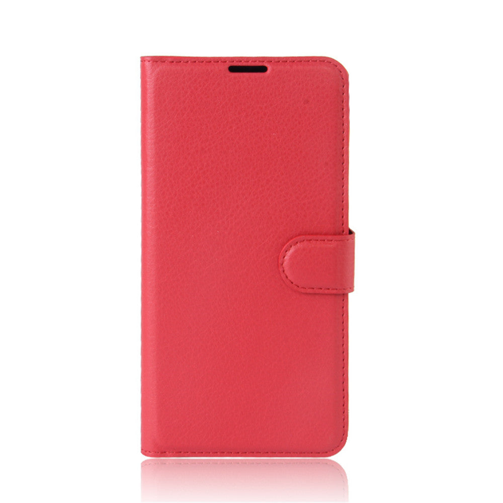 Litchi Skin Leather Wallet Cover for Sony Xperia XA1 Ultra