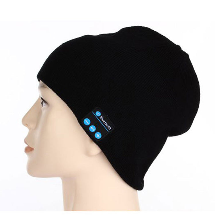 Sports Hands-free Bluetooth Headset Warm Knit Hat