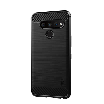 MOFI Carbon Fiber Texture Brushed TPU Case for LG V50 ThinQ 5G