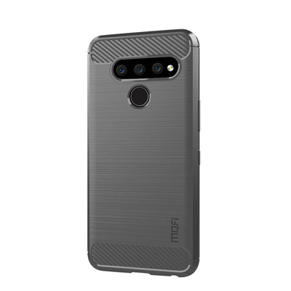 MOFI Carbon Fiber Texture Brushed TPU Case for LG V50 ThinQ 5G