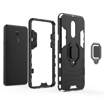 Cool Guard Ring Holder Kickstand PC+TPU Phone Cover for LG Stylo 5