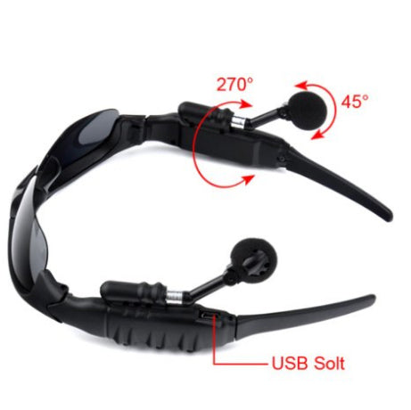 Wireless Bluetooth Sunglasses Headset Headphone for iPhone Samsung HTC Sony LG