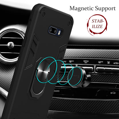 Rotatable Kickstand Detachable 2-in-1 PC + TPU Back Case for LG G8X ThinQ/V50S ThinQ 5G