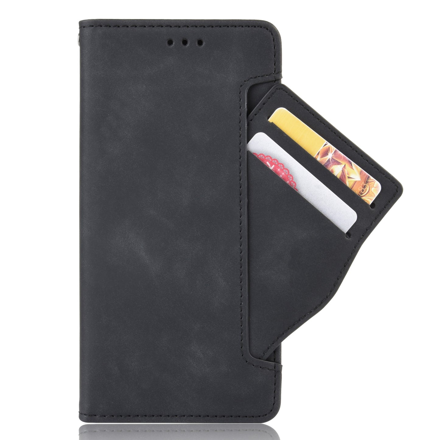 Multiple Card Slots Leather Wallet Protector Cover for LG K51S/K41S