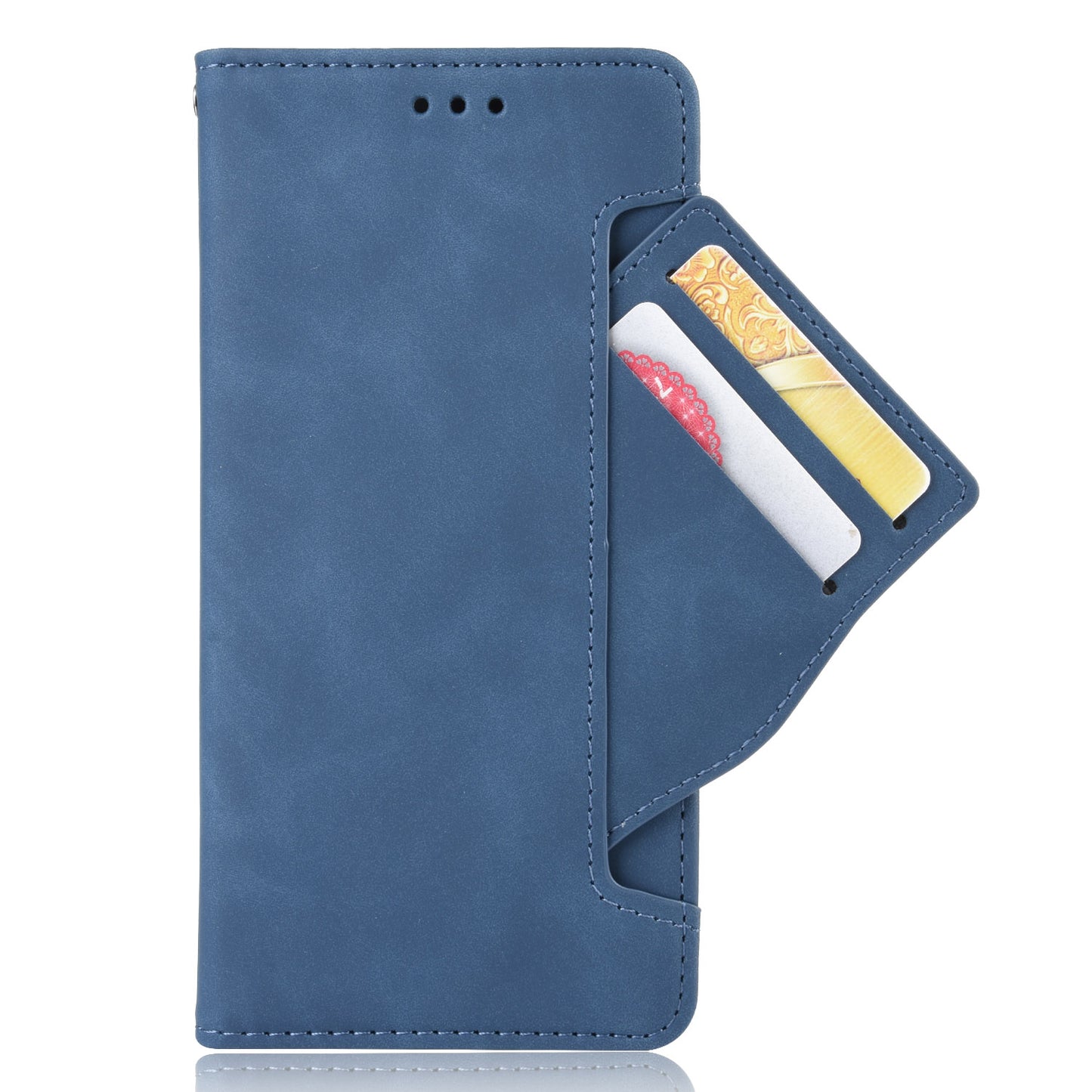 Multiple Card Slots Leather Wallet Protector Cover for LG K51S/K41S