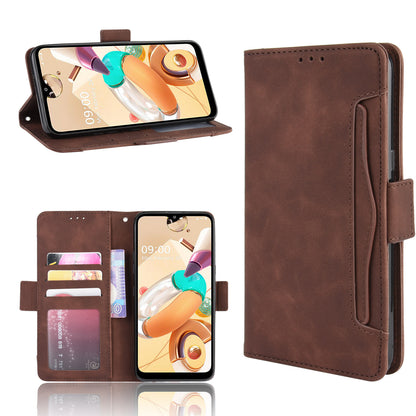 Multiple Card Slots Leather Wallet Protector Cover for LG K51S/K41S