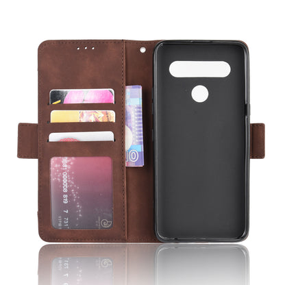 Multiple Card Slots Leather Wallet Protector Cover for LG K51S/K41S