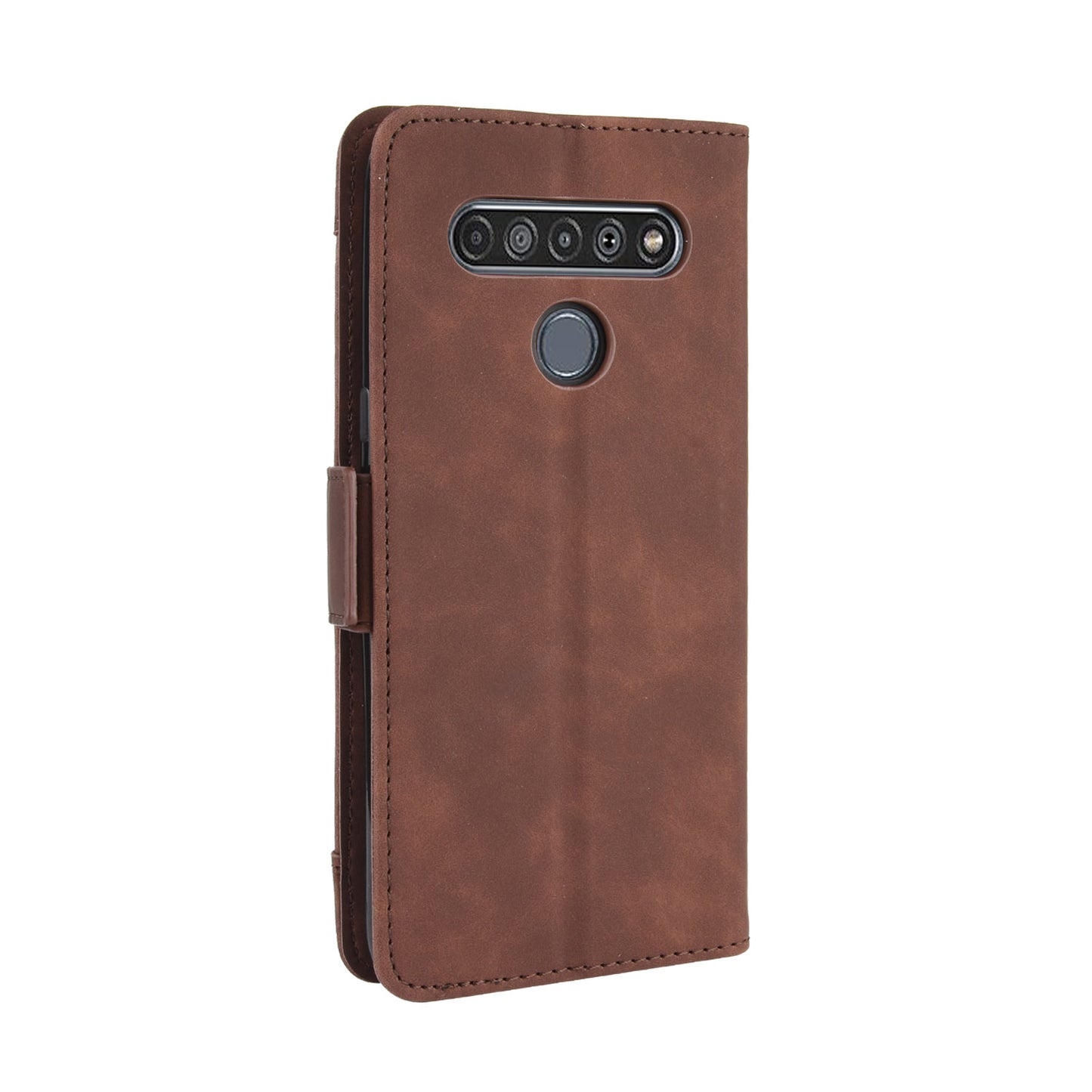 Multiple Card Slots Leather Wallet Protector Cover for LG K51S/K41S