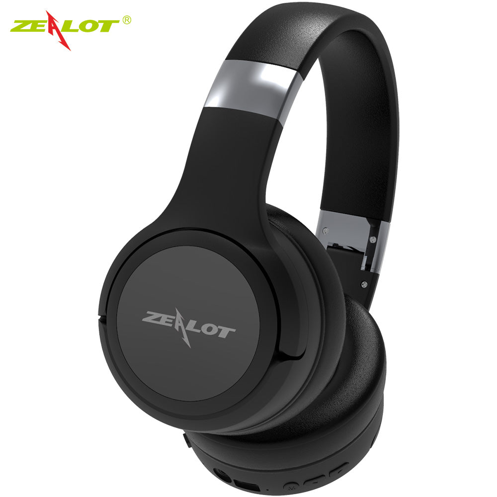 ZEALOT B28 Wireless Bluetooth 5.0 Headset Over-ear Folding Headphone with Mic