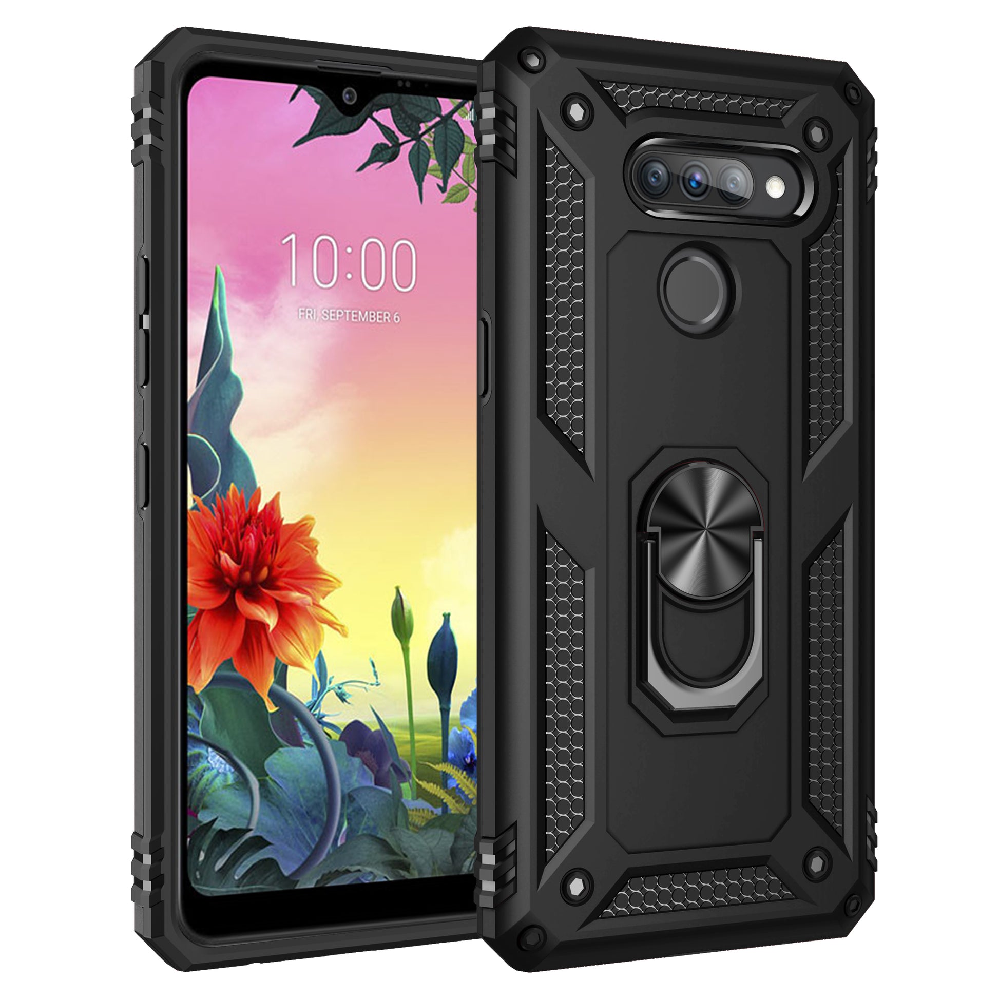 PC+TPU Combo Kickstand Armor Stylish Cover for LG K50S