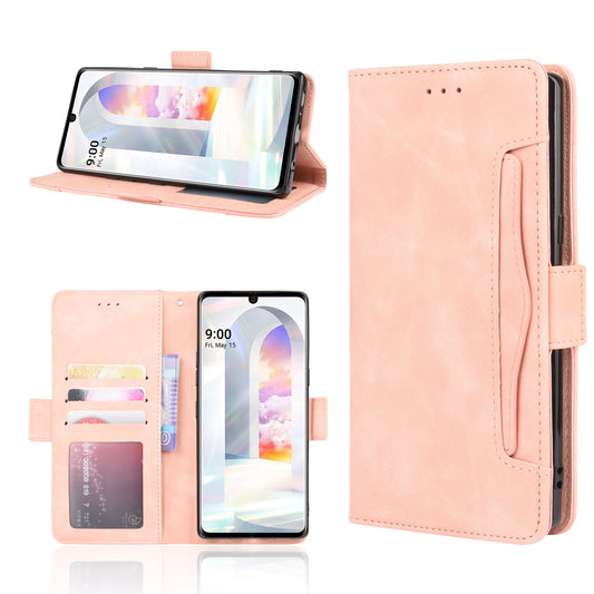 Wallet Leather Phone Case with Multiple Card Slots for LG Velvet