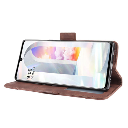 Wallet Leather Phone Case with Multiple Card Slots for LG Velvet