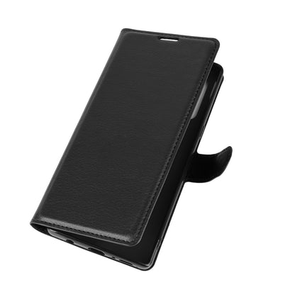 Litchi Skin Wallet Leather Stand Case for LG Velvet