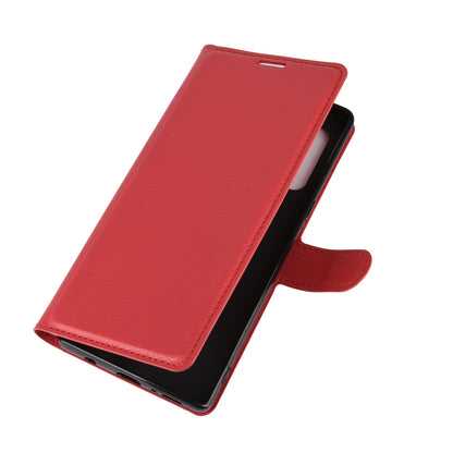 Litchi Skin Wallet Leather Stand Case for LG Velvet