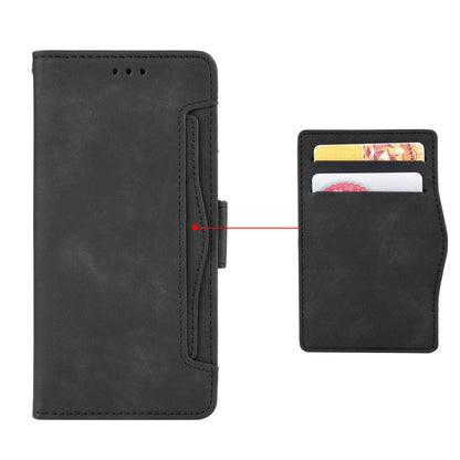 Leather Wallet Phone Cover Shell with Draw-Out Card Slots for LG K22