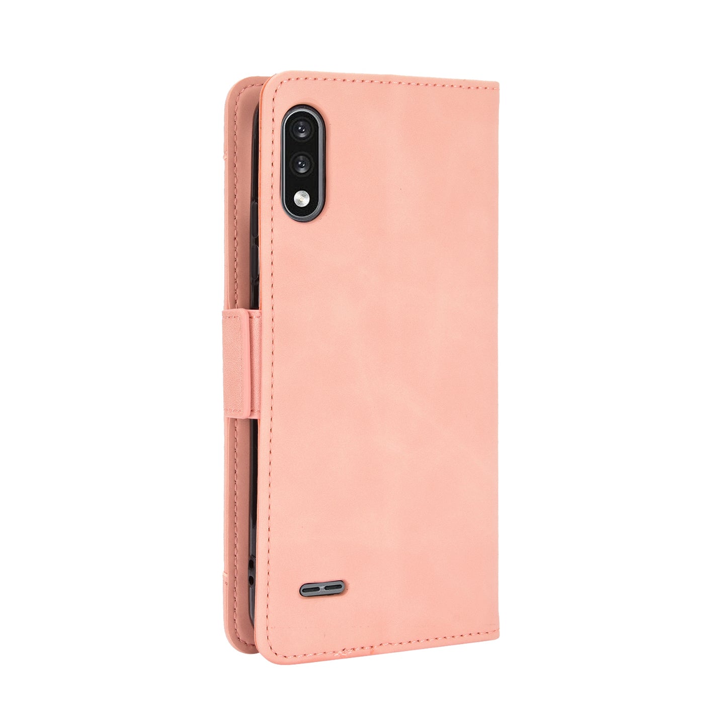 Leather Wallet Phone Cover Shell with Draw-Out Card Slots for LG K22