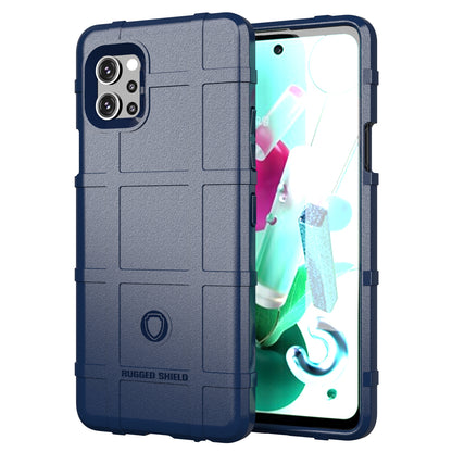 Rugged Shield Square Grid Texture TPU Case for LG K92 5G Protective Cover