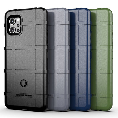 Rugged Shield Square Grid Texture TPU Case for LG K92 5G Protective Cover