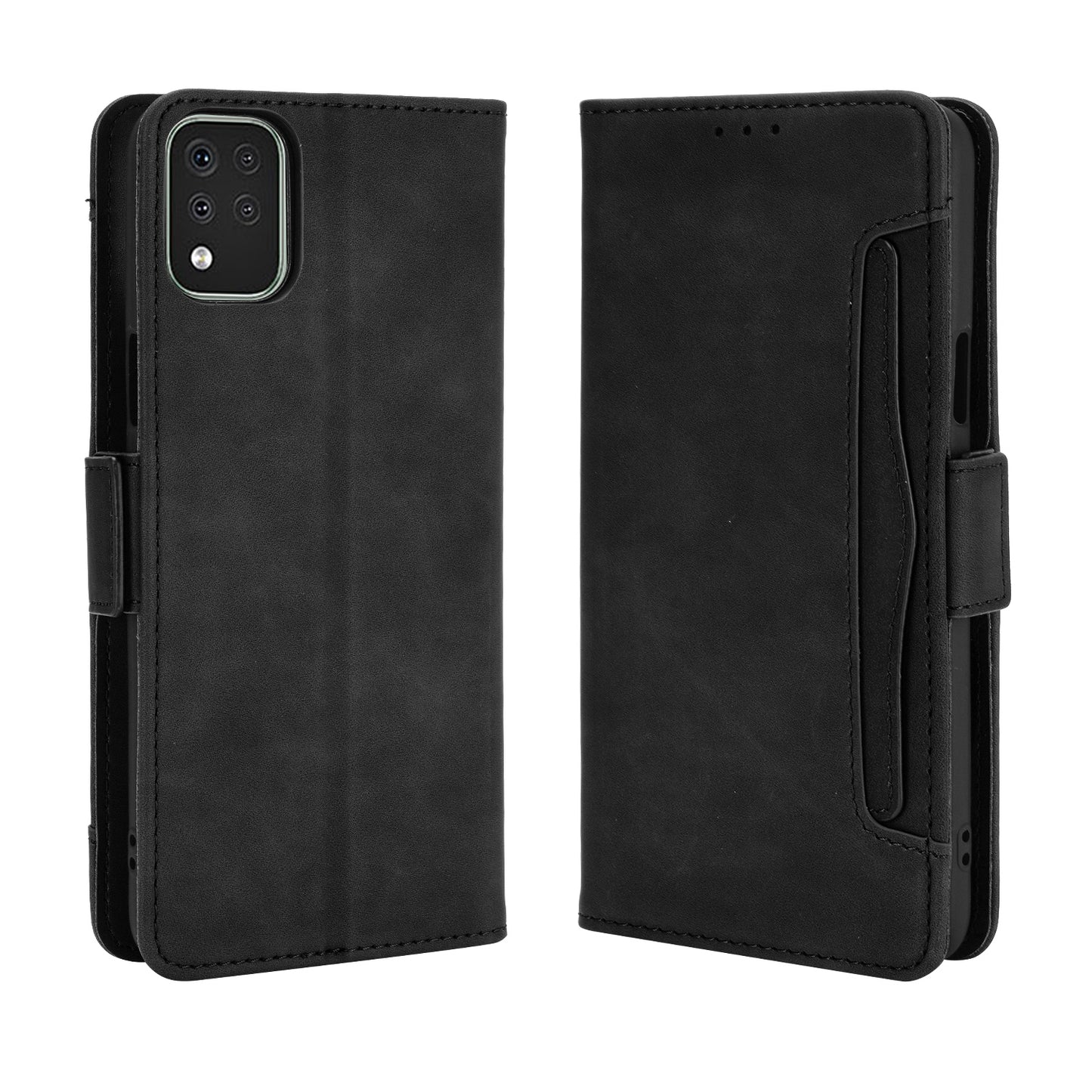 Multiple Card Slots Wallet Case Stand Leather Cover Case for LG K42