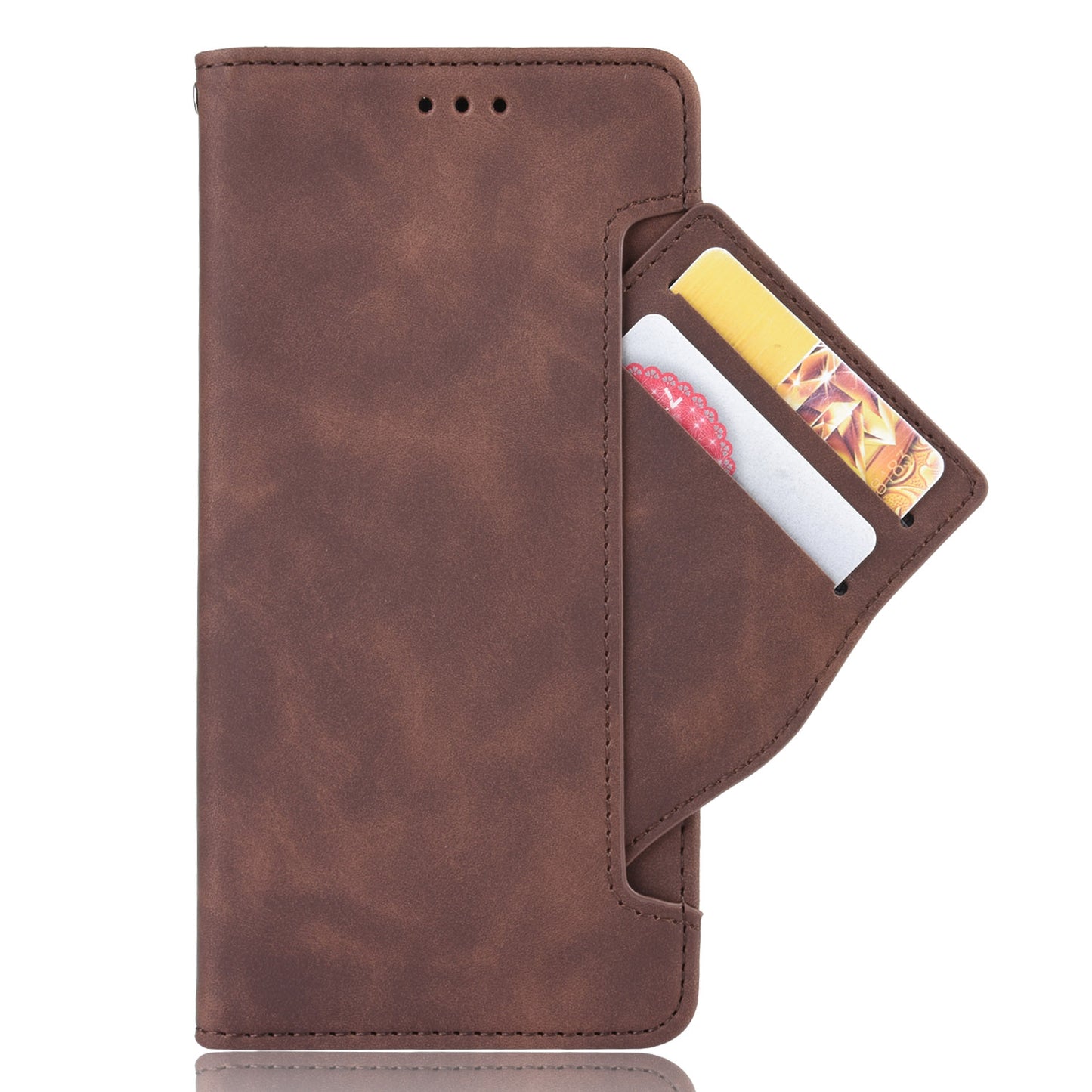 Multiple Card Slots Wallet Case Stand Leather Cover Case for LG K42