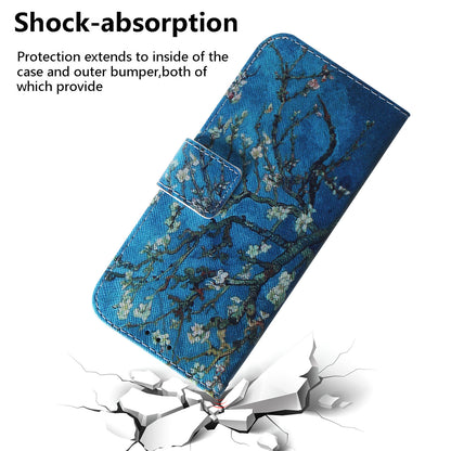 Pattern Printing Leather Case for LG K62/K52/Q52 Wallet Phone Cover with Lanyard