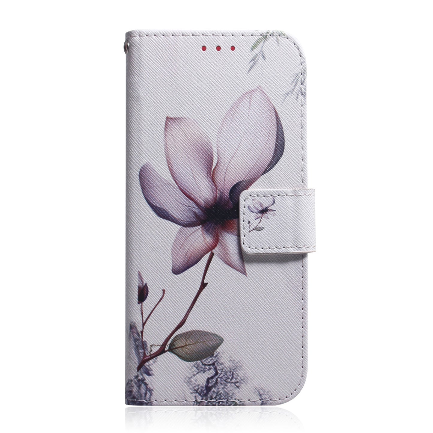 Pattern Printing Leather Case for LG K62/K52/Q52 Wallet Phone Cover with Lanyard