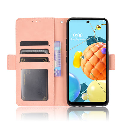 Multiple Card Slots Cover for LG K52/K62/Q52 Stand Leather Case