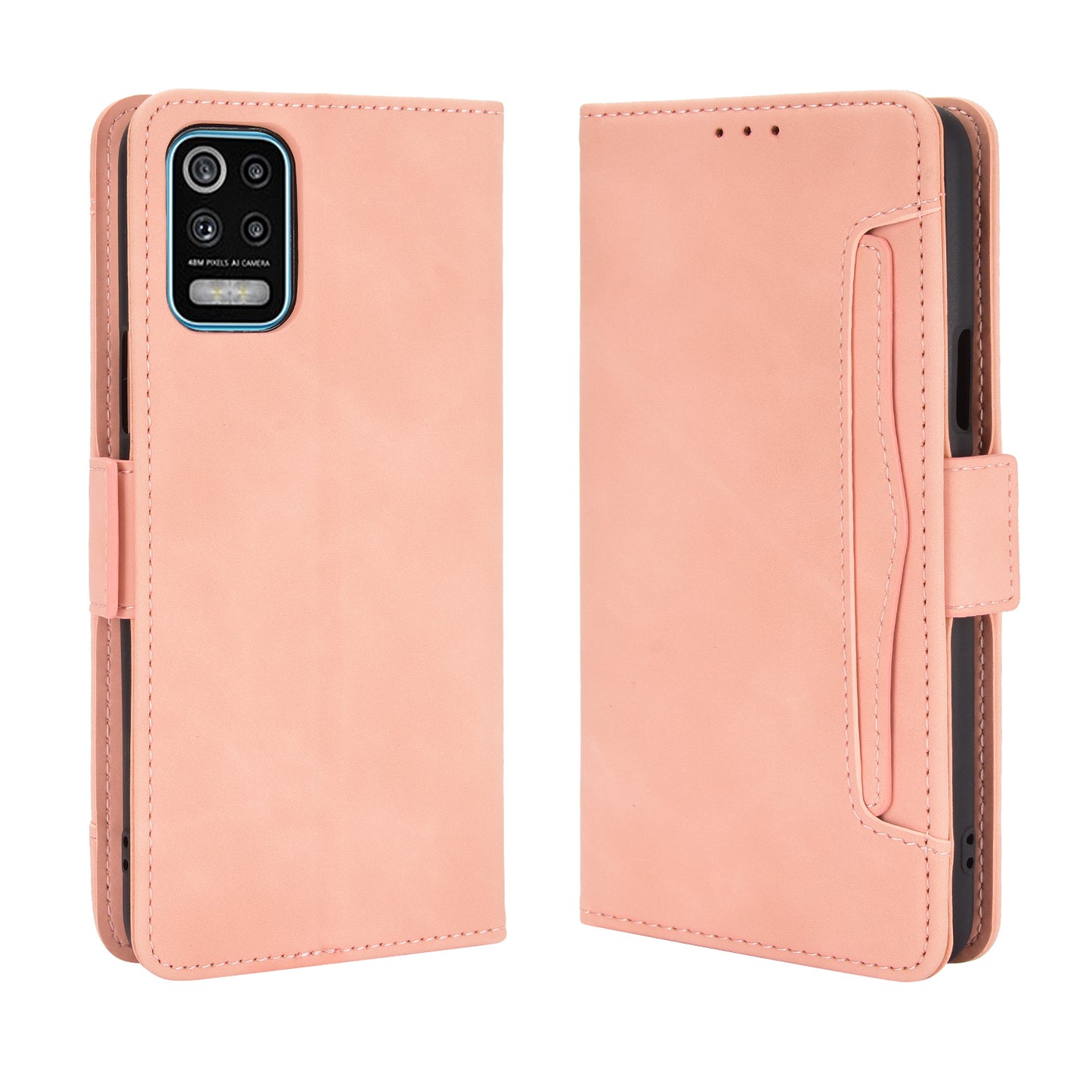 Multiple Card Slots Cover for LG K52/K62/Q52 Stand Leather Case