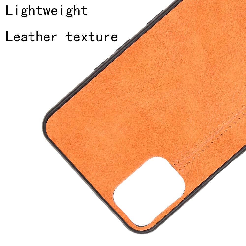 Full Protection Stitching Line Design PU Leather Coated Hybrid Cell Phone Case for LG K42