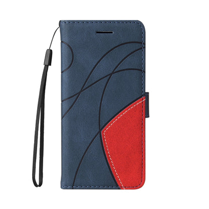 KT Leather Series-1 Folio Flip Drop-Resistant PU Leather Wallet Stand Case Cover with Wrist Strap for LG K42/K52/K62