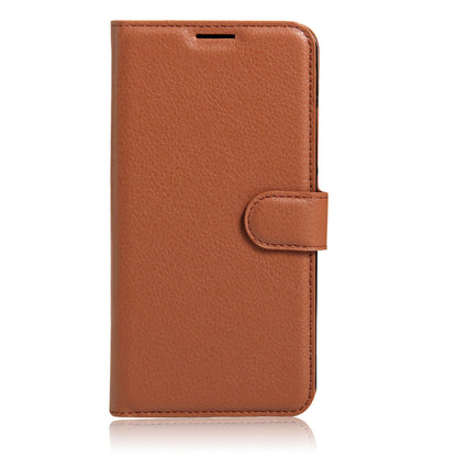 Litchi Grain 3 Card Holders Wallet Leather Case for LG K10 (2017) EU Version