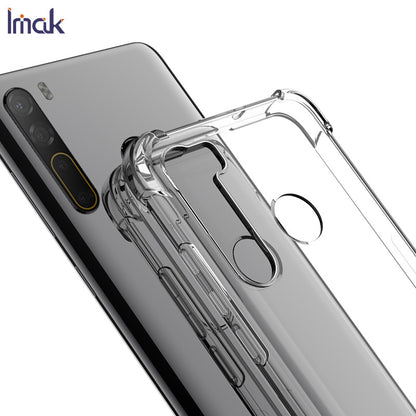 IMAK Shockproof Airbag Cushions TPU Shell + Screen Protector Film for HTC Desire 20 Pro