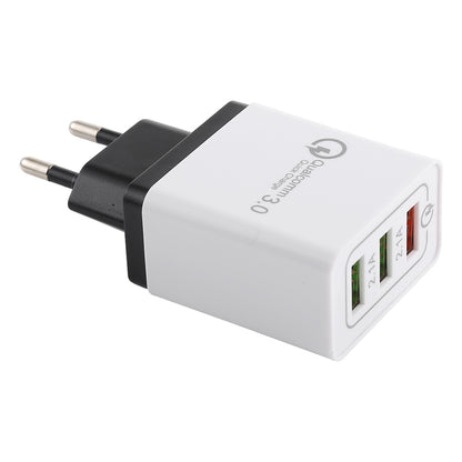 AR-QC-03 2.1A Fast Charger Travel USB Wall Charger Adapter with 3 Ports