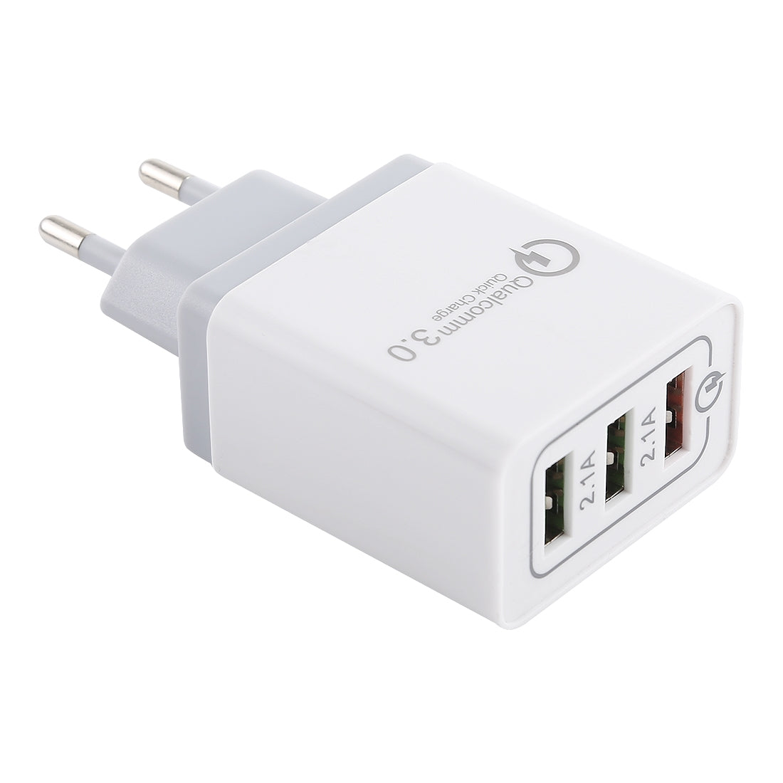 AR-QC-03 2.1A Fast Charger Travel USB Wall Charger Adapter with 3 Ports