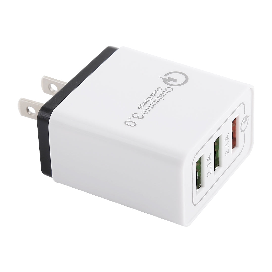 AR-QC-03 2.1A Fast Charger Travel USB Wall Charger Adapter with 3 Ports