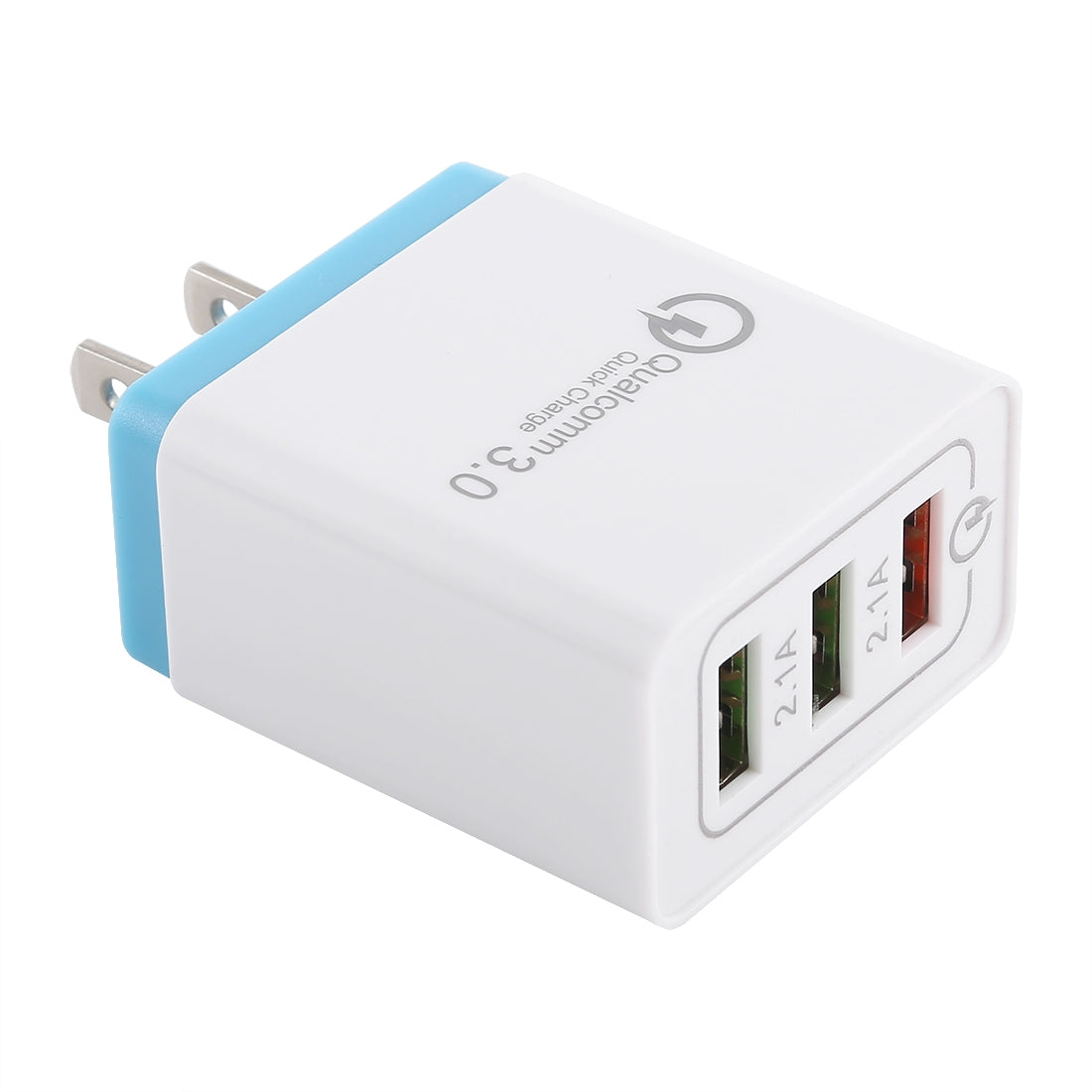 AR-QC-03 2.1A Fast Charger Travel USB Wall Charger Adapter with 3 Ports