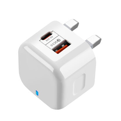 YSY-6087 PD 20W+QC 3.0 Dual Port Wall Charger Travel Power Adapter