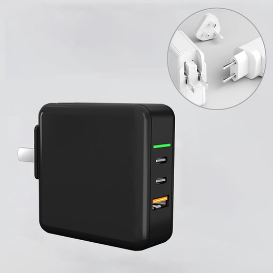 65W Quick Charge 3.0 USB Fast Charging PD GaN Charger for iPhone Xiaomi Huawei Samsung US/EU/UK Plug