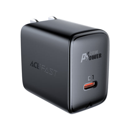 ACEFAST A3 PD20W USB C Single Port Wall Charger Power Adapter US Plug