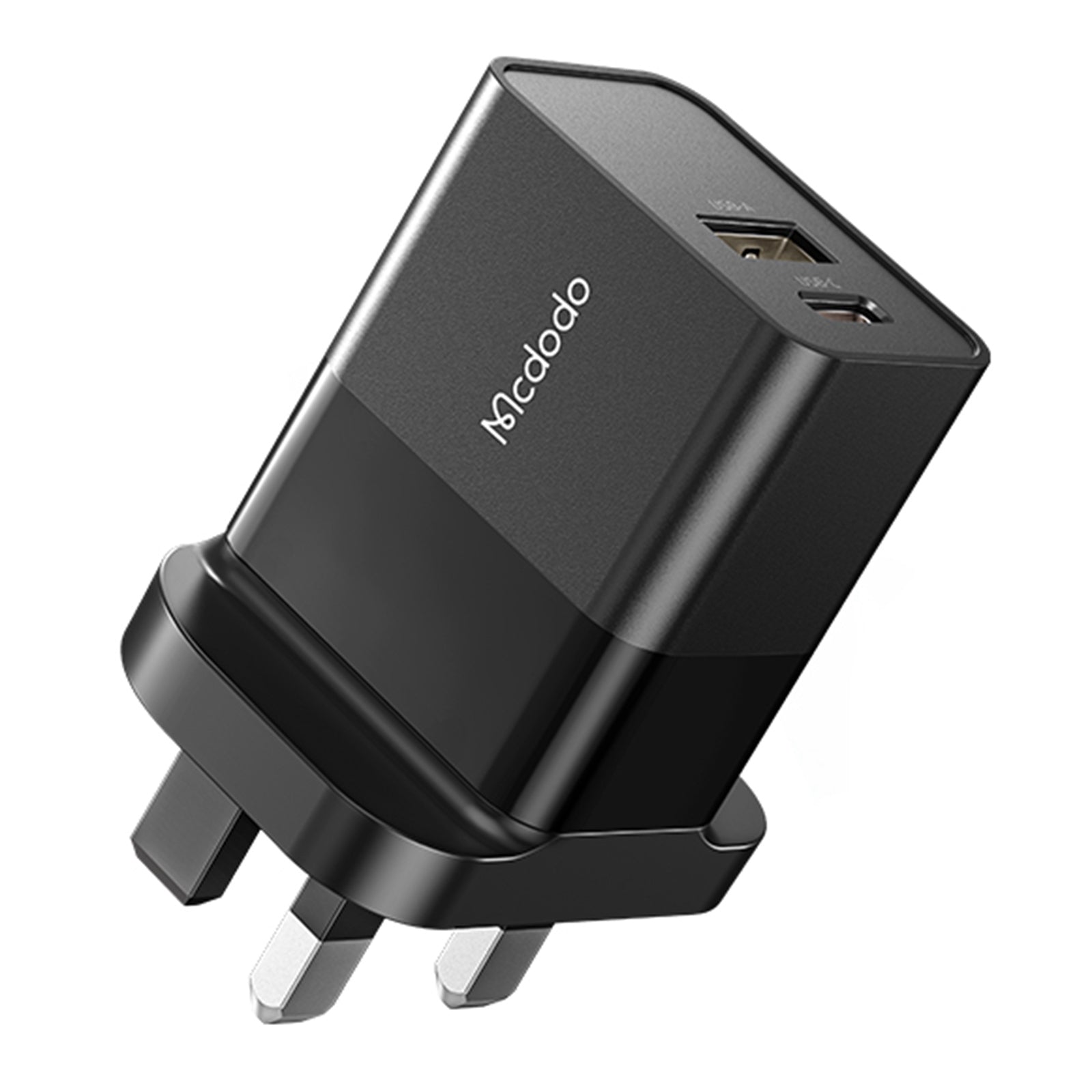 MCDODO CH-130 PD 20W Fast Charging Adapter USB+Type-C Dual Port Wall Charger