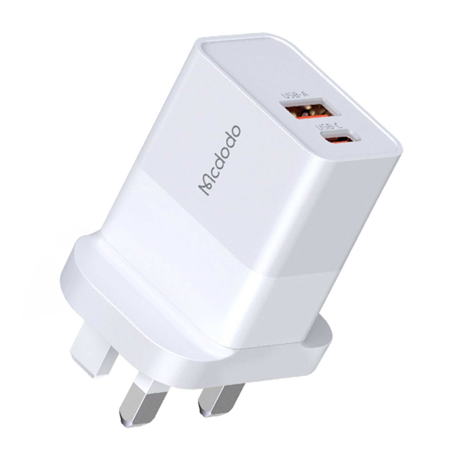 MCDODO CH-130 PD 20W Fast Charging Adapter USB+Type-C Dual Port Wall Charger