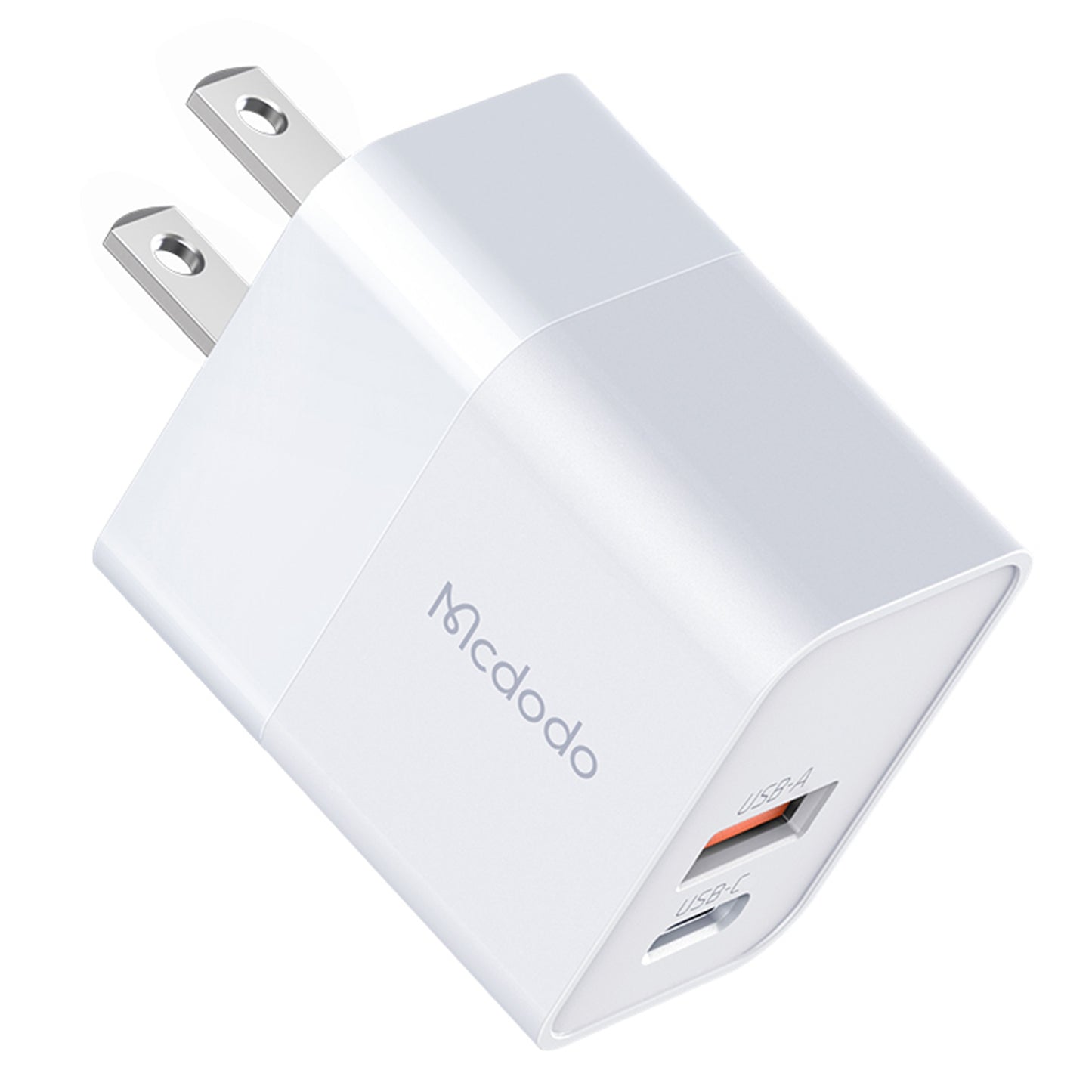 MCDODO CH-130 PD 20W Fast Charging Adapter USB+Type-C Dual Port Wall Charger