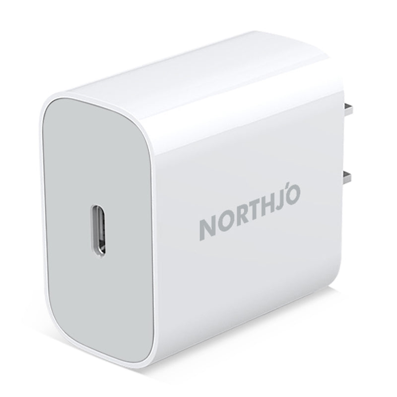 NORTHJO NOPD200101 PD 20W Type-C Single Port Wall Charger Phone Fast Charging Adapter